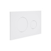 Клавиша смыва Qtap Standard 152x236x28 мм, White, круглая QTSTD164W49468 купить в САНН Одесса, изображение 3