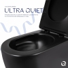 Унитаз подвесной Qtap Taurus Ultra Quiet 515×360×350 мм, Matt Black, с сиденьем Slim Duroplast / Soft-close / Quick Release QTTAU28BLM50504 купить в САНН Одесса, изображение 5