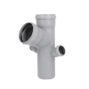 Крестовина двухплоскостная канализационная Ostendorf-OSMA HT-System PLUS d110/110/110/50/50×67° купить в САНН Одесса, изображение 3