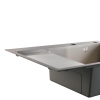 Мойка для кухни интегрированная Lidz Handmade Max 500 H7849L Brushed Steel, 3,0/1,0 мм, крыло слева, увеличенная чаша LDH7849LBRU49463 купить в САНН Одесса, изображение 6