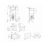 Готовое решение Qtap для ванной комнаты: подвесной унитаз Swan Ultra Quiet 485x360x320 + комплект инсталляции Standard (круглая кнопка Black) купить в САНН Одесса, изображение 2