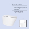 Готовое решение Qtap для ванной комнаты: подвесной унитаз Swan Ultra Quiet 485x360x320 + комплект инсталляции Standard (линейная кнопка Black) купить в САНН Одесса, изображение 3