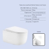 Готовое решение Qtap для ванной комнаты: подвесной унитаз Taurus Ultra Quiet 515x360x350 + комплект инсталляции Standard (круглая кнопка Chrome) купить в САНН Одесса, изображение 3