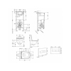 Готовое решение Qtap для ванной комнаты: подвесной унитаз Gemini Ultra Quiet 485x340x350 + комплект инсталляции Standard (линейная кнопка White) купить в САНН Одесса, изображение 2