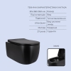 Готовое решение Qtap для ванной комнаты: подвесной унитаз Taurus Ultra Quiet 515x360x350 + комплект инсталляции Standard (круглая кнопка White) купить в САНН Одесса, изображение 3