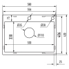 Мойка из нерж. стали MIXXUS MH5843 MICRO DECOR SS COLOR (3.0/0.8) (Цвет нерж) (MI8216) купить в САНН Одесса, изображение 3