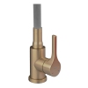Смеситель для кухни ZERIX REX-011 BRUSHED GOLD REFL.GREY из нерж. стали (Цвет матовое золото+силиконовый излив серый) (ZX6133) купить в САНН Одесса, изображение 2