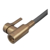 Смеситель для кухни ZERIX REX-011 BRUSHED GOLD REFL.GREY из нерж. стали (Цвет матовое золото+силиконовый излив серый) (ZX6133) купить в САНН Одесса, изображение 3