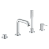 Однорычажный смеситель для ванны Grohe Essence, на 4 отверстия (25251001) купить в САНН Одесса, изображение 2