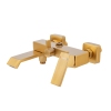 Душевая колонна со смесителем HAIBA GAUDI 009-J BRUSHED GOLD (Цвет матовое золото) (HB9584) купить в САНН Одесса, изображение 4
