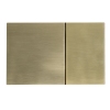 Панель смыва KOER KT-0610-12 240x160x32mm пластиковая, кнопка квадратная (цвет матовое золото) (KR6137) купить в САНН Одесса, изображение 3