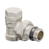 Комплект для подключения радиатора Koer SET-14 - 1/2"x3/4" (угловой) с термоголовкой НН (KR3178) купить в САНН Одесса, изображение 2