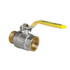Кран шаровой KOER KR.215.G - 2" FM ГШВ YELLOW, ручка "рычаг" желтая (KR2716) купить в САНН Одесса, изображение 2