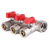 Коллектор теплого пола 3 контура Koer KR.1125-3 3/4”x3 ways (KR2836) купить в САНН Одесса, изображение 2
