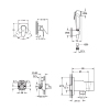Комплект для гигиенического душа Grohe Cubeo (UA11183243) купить в САНН Одесса
