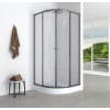 Душевая кабина без поддона MIXXUS PLAIN SC01-90x90x185-TR GRAPHITE прозрачное стекло 4мм (MI6902) купить в САНН Одесса, изображение 2