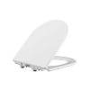 Сидение-крышка для унитаза MIXXUS SEAT COVER BEVEL-2003 420х334х36mm дюропластовое быстросъемное с микролифтом (MI6691) купить в САНН Одесса, изображение 3