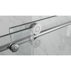 Дверь в нишу раздвижная KOER SR SD06-120x220-TR-01 прозрачное стекло EASY CLEAN 8мм хром (KR5367) купить в САНН Одесса, изображение 2