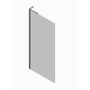 Душевая перегородка Walk-In KOER SR SP02-100x200-TR-07 прозрачное стекло EASY CLEAN 8мм графит (KR5397) купить в САНН Одесса, изображение 3