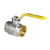 Кран шаровой KOER KR.214.G - 3/4" FF ГГВ YELLOW, ручка "рычаг" желтая (KR0113) купить в САНН Одесса, изображение 3