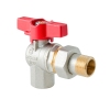 Кран с американкой угловой KOER EXTREME KE.228-15 - 1/2" ручка "бабочка" красная (KR5763) купить в САНН Одесса, изображение 4