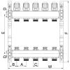 Коллекторный блок с термостат. клапанами Europroduct EP.S1100-02 1"x2 (EP4989) купить в САНН Одесса
