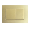 Панель смыва KOER KT-0612-12 240x160x10mm из нержавеющей стали, кнопка квадратная (цвет матовое золото) (KR6121) купить в САНН Одесса, изображение 2