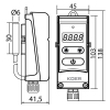 Термостат электрический накладной Koer KR.1355E (с выносной гильзой) (+5…+90*C) (KP2779) купить в САНН Одесса