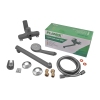 Смеситель для ванны PLAMIX LUCAS-006 EURO SET GRAPHITE (со шлангом, лейкой и кронштейном) (Цвет графит) (PM6101) купить в САНН Одесса, изображение 4