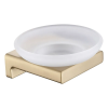 Мыльница настенная KOER AS-0102-12 (стекло) (цвет матовое золото) (KR6159) купить в САНН Одесса, изображение 2
