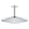 Верхний душ с кронштейном к потолку Grohe Tempesta 250 Cube, с WaterSaving (26688000) купить в САНН Одесса