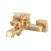 Смеситель для ванны HAIBA GAUDI 009 EURO BRUSHED GOLD (Цвет матовое золото) (HB9599) купить в САНН Одесса