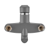 Смеситель для ванны PLAMIX OSCAR-006 EURO SET GRAPHITE (со шлангом, лейкой и кронштейном) (Цвет графит) (PM6098) купить в САНН Одесса, изображение 4