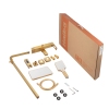 Душевая колонна со смесителем HAIBA KANT 009-J BRUSHED GOLD (Цвет матовое золото) (HB9606) купить в САНН Одесса