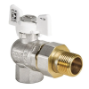 Кран с американкой 3/4" (Koer KR.228.W) угловой белый (KR0100) купить в САНН Одесса, изображение 3