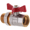 Кран с американкой 3/4" прямой Waterpro красный (WP0152) купить в САНН Одесса, изображение 3
