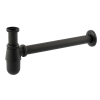 Сифон для раковины CHAMPION SIPHON-01 BLACK без выпуска (под донный клапан) без ревизии (Цвет черный) 1 1/4'' (AC3573) купить в САНН Одесса, изображение 2