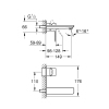 Смеситель для раковины на 2 отверстия Grohe Lineare M-Size (19409001) купить в САНН Одесса