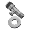 Кран для подключения сантехприборов MIXXUS VAL-04-1/2x1/2 из нерж. стали SUS304 (Цвет нерж) (MI6026) купить в САНН Одесса