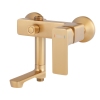 Душевая колонна со смесителем HAIBA KUBUS 009-J BRUSHED GOLD (Цвет матовое золото) (HB9627) купить в САНН Одесса
