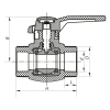 Кран шаровый PPR КШ (ручка) для горячей воды 20 (Koer K0175.PRO) (KP0227) купить в САНН Одесса