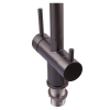 Смеситель для кухни с гибким изливом на две воды Zerix KIT-021 Graphite REFL.Black из нерж. стали (ZX5559) купить в САНН Одесса, изображение 2