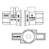 Кран шаровой ГШМ KOER EXTREME KE.218-15 - 1/2" FM ручка "бабочка" красная (KR5759) купить в САНН Одесса, изображение 3
