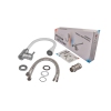 Смеситель для кухни MIXXUS SUS-011-T REFL.WHITE с гибким изливом из нерж. стали SUS304 (Цвет нерж+излив белый) (MI8228) купить в САНН Одесса