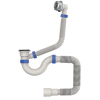Сифон для ванны MIXXUS SV-03-A 1 1/2" прямоточный с пластиковым выпуском и переливом (MI8200) купить в САНН Одесса, изображение 2