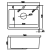 Мойка из нерж. стали MIXXUS MH5843 DECOR SS COLOR (3.0/0.8) (Цвет нерж) (MI7041) купить в САНН Одесса, изображение 2