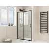 Дверь в нишу раздвижная MIXXUS PREMIUM DIVERSE SD01-140x185-TR BLACK прозрачное стекло 5мм (MI6878) купить в САНН Одесса, изображение 4