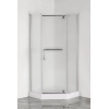 Душевая кабина с низким поддоном MIXXUS LINES SCT01-90x90x198-TR CHROME прозрачное стекло 6мм (MI6913) купить в САНН Одесса, изображение 3