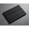 Панель смыва KOER KT-0603-05 240x160x10mm пластиковая, кнопка линейная (цвет черный матовый) (KR5320) купить в САНН Одесса, изображение 3