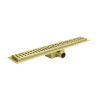 Душевой трап KOER FD35-70x800-BRUSHED GOLD из нерж. стали SUS304 70x800мм (Цвет матовое золото) (AC0719) купить в САНН Одесса, изображение 2